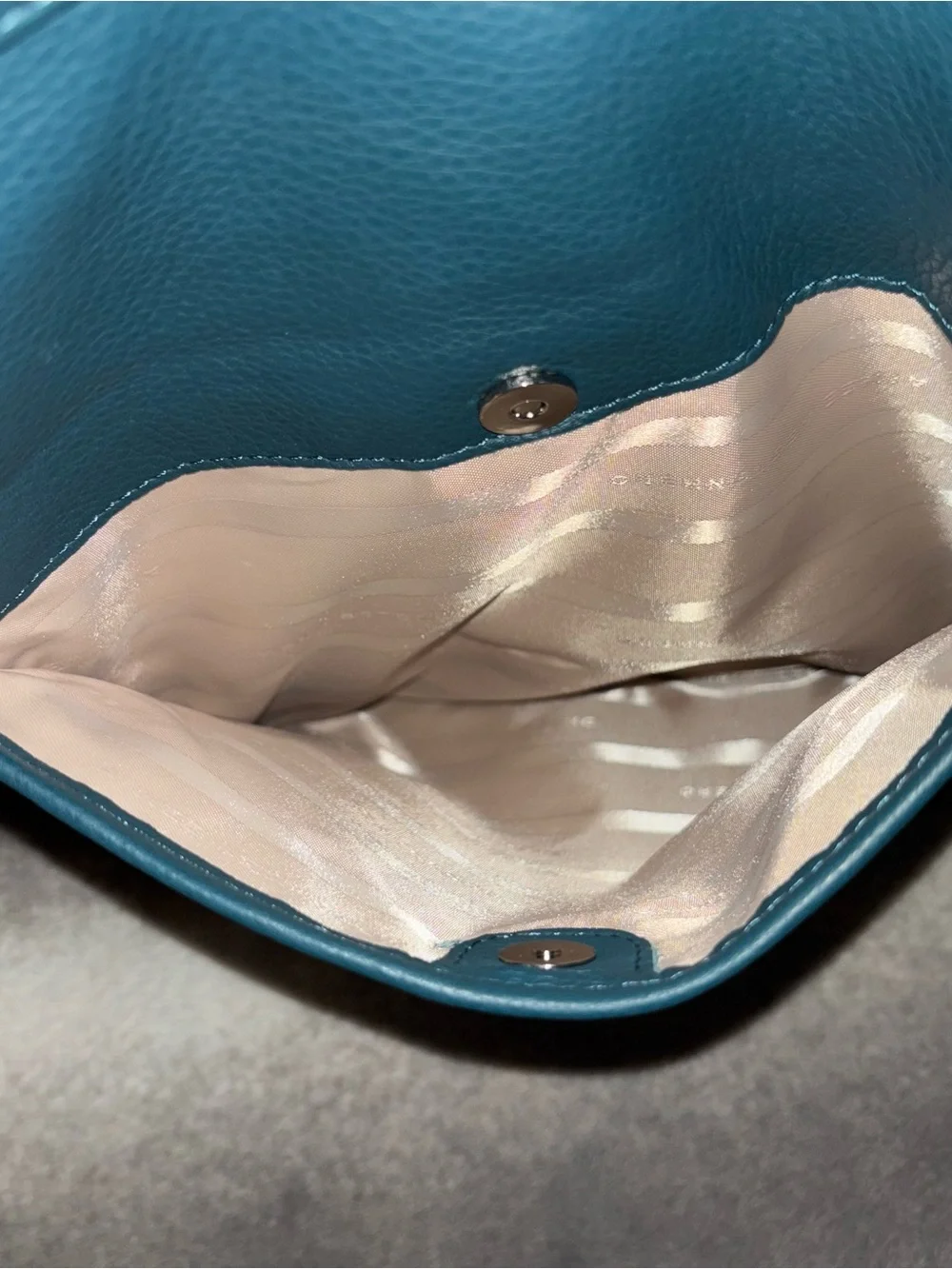 Aimee Kestenberg Serena Teal Leather Quilted Convertible Crossbody Hobo Bag